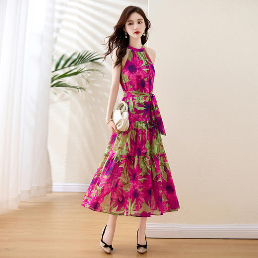 夏季修身，海边度假风气质连衣裙HR-ZYIF2527-1 商品图5