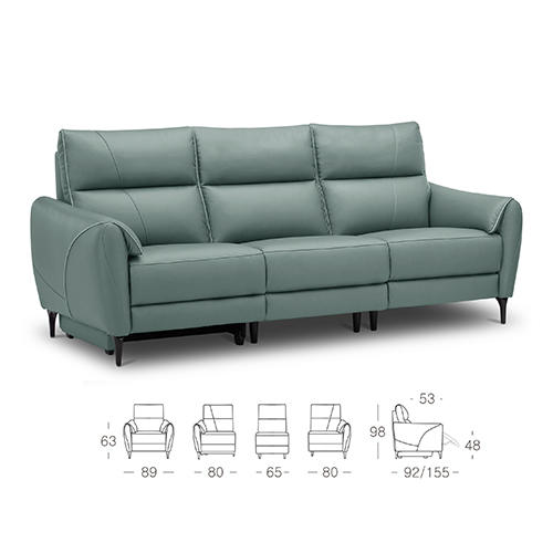 顾家家居整装 舒适 布艺功能沙发 KZ.9006拾光影G 商品图3