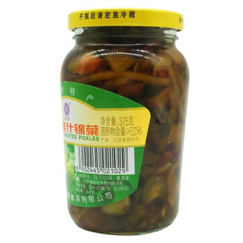 三和四美酱菜 喝粥下饭咸菜 什锦菜 375g 扬州特产 中华老字号 商品图1