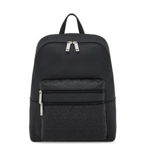 FERRAGAMO 菲拉格慕 背包男  0763372-001 黑色.牛皮革/织物（暂无品牌物料包装）