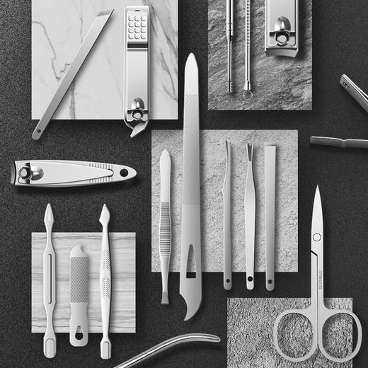 「19件套！一套就够」修剪指甲刀套装 居家日用不锈钢耳勺指甲钳修甲工具修脚指甲剪 商品图2