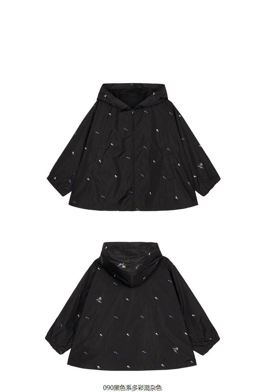 jnby  23年秋款   防风保暖长袖短款风衣  1N8911910 商品图10