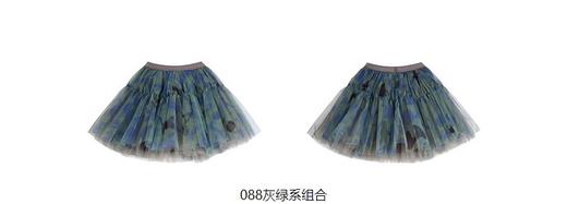 jnby  23年秋款  中腰网纱短款腰裙  1N8D11810 商品图14