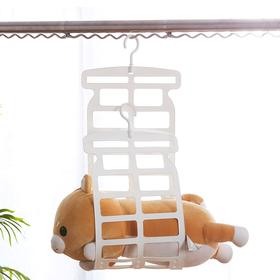 晒枕头毛绒玩具抱枕固定架晾晒夹晒枕架 白色