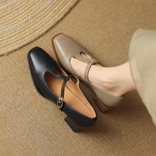 法式优雅，新款里外全皮单鞋YT-Y931-2 商品图1