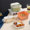 【日用百货】-INS双层沙拉饭盒小分格便携微波炉午餐盒 商品缩略图3