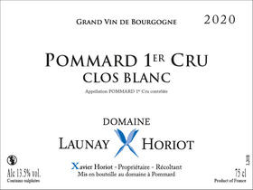 2020 Launay Horiot, Pommard 1er Clos Blanc【闪送】（65折）