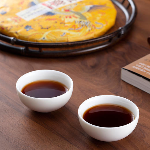 溢庆源丨班章 普洱熟茶 熟普 2014年原料 357g 商品图3