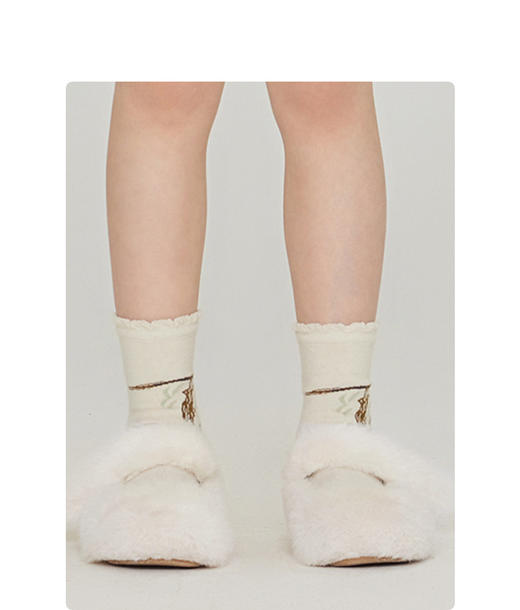 jnby  23年秋款  柔软舒适袜子  6N8N12110 商品图3