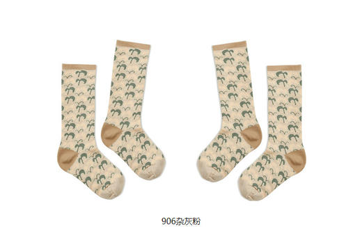 jnby  23年秋款  印花柔软袜子  6N8N11400 商品图7