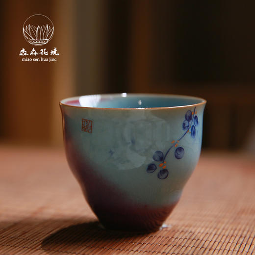 淼森花境 | 钧窑桂花束腰杯 商品图4