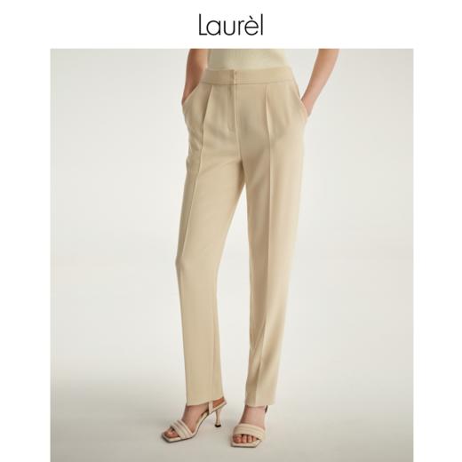 【进口环保醋酸】Laurel劳芮 九分锥形西裤 LWL343K03800 商品图5