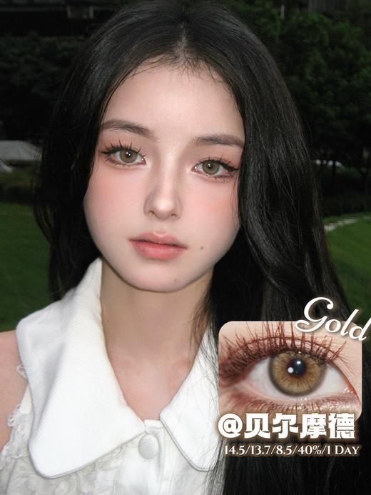 pisircon日抛 贝尔摩德 棕褐色 14.5mm 日抛无售后！！ 商品图4