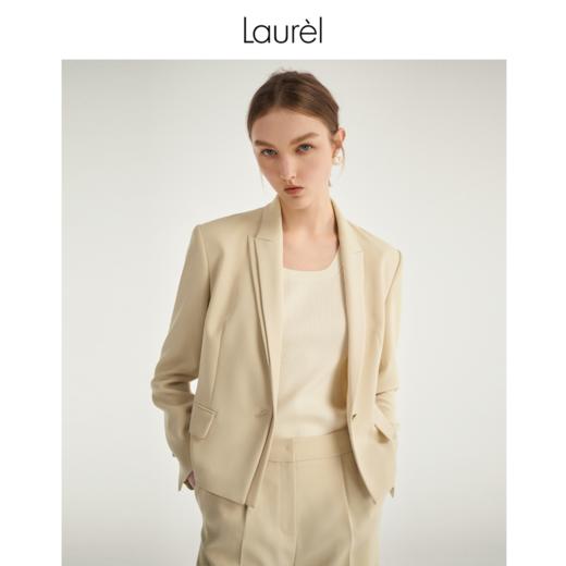 【进口环保醋酸】Laurel劳芮 双层领收腰西装 LWL343T01600 商品图5