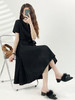YX【现货7天】气质轻熟风不规则连衣裙女2023夏季新款韩版小众中长款过膝裙子 商品缩略图1