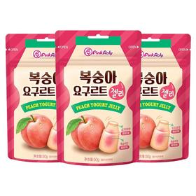 品可粒酸奶味蜜桃夹心软糖50g/袋