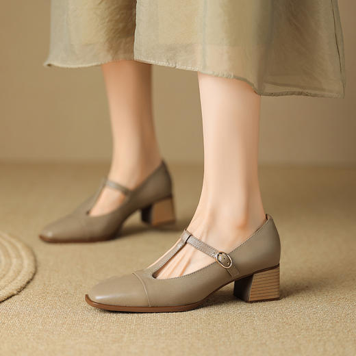 法式优雅，新款里外全皮单鞋YT-Y931-2 商品图3