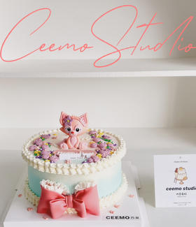 琳娜贝儿蝴蝶结 蛋糕