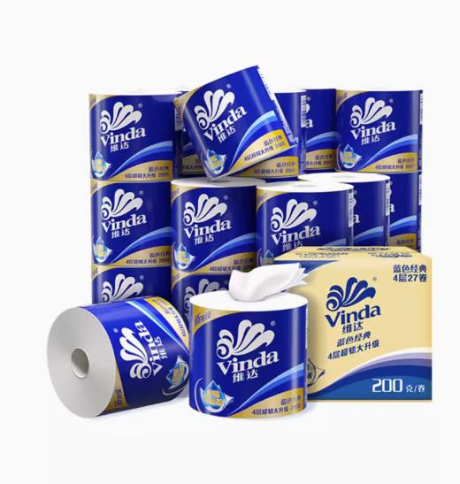 维达卷纸1提(四层*10卷200克/卷) 商品图0