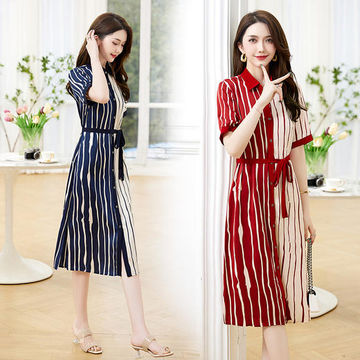 夏季新款，柔软舒适连衣裙HR-ZYIF2510-1 商品图0