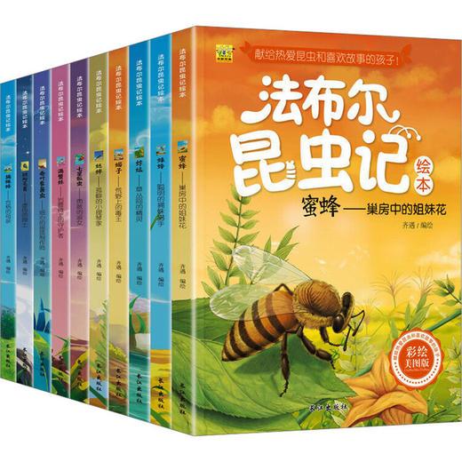 楚昆虫记礼盒装(彩绘美图版)(全10册) 商品图0