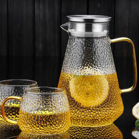 加厚耐高温高硼硅防炸玻璃冷水壶低温果汁壶