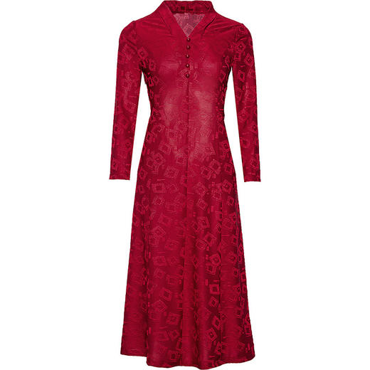 QYM H1135-Y连衣裙时尚妈妈装中长款A字裙 商品图4