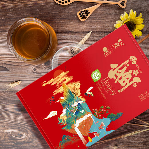 北大荒典选-蜜礼-蜂蜜礼盒750g 商品图4