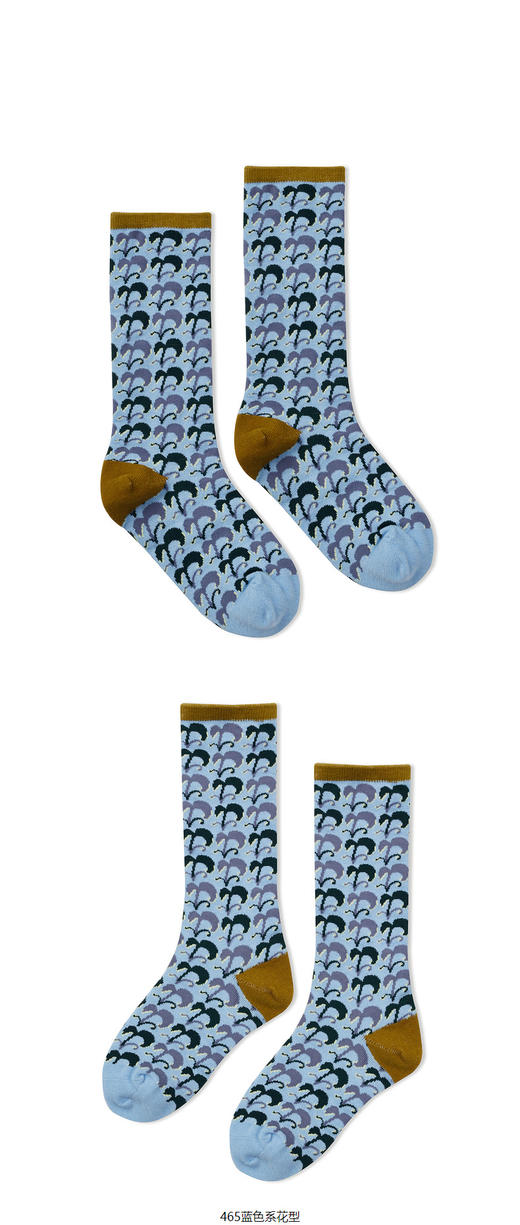 jnby  23年秋款  印花柔软袜子  6N8N11400 商品图5