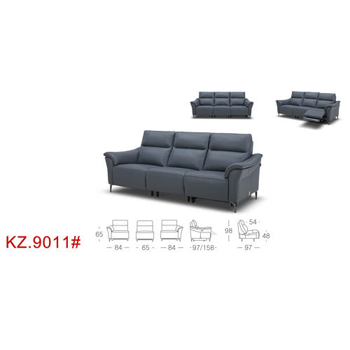 顾家家居整装 现代简约 皮艺功能沙发 KZ.9011听海G 商品图2
