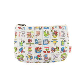 HUJI祤集Kit收纳包插画复古印花