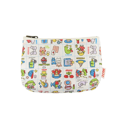 HUJI祤集Kit收纳包插画复古印花 商品图0