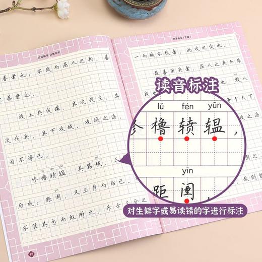 【福利】孙子兵法楷书练字帖【边读国学边练书法】硬笔书法练习正楷字帖初高中成人硬笔临摹书法纸高启强同款 商品图2