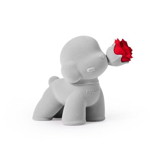 【守爱狗】ROSEONLY诺誓永生玫瑰守爱狗公仔 红色 守爱狗 永生花  送朋友送爱人 商品图1