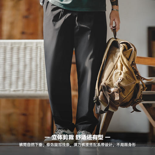 马登工装 美式复古Easypants休闲裤免烫直筒日系垂感抗皱长裤男秋 商品图2