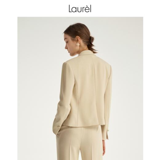 【进口环保醋酸】Laurel劳芮 双层领收腰西装 LWL343T01600 商品图6