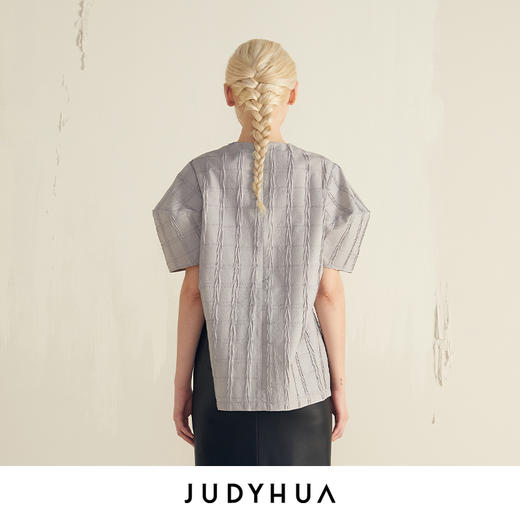 JUDYHUA 建筑感廓形袖上⾐ 商品图6