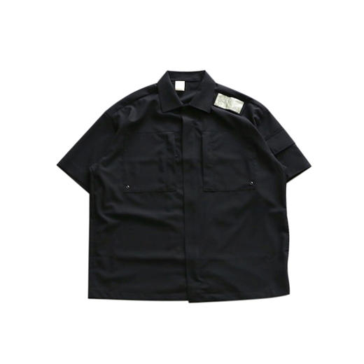 N.HOOLYWOOD HALF SLEEVE SHIRT 轻量感透气混纺短袖廓形衬衫 商品图2