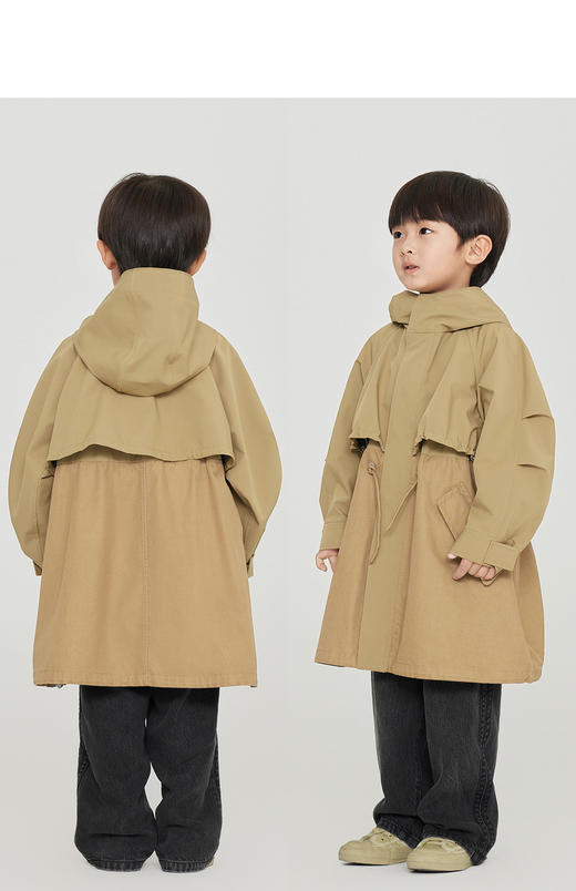 jnby  23年秋款  宽松户外长袖风衣  1N8910510 商品图7