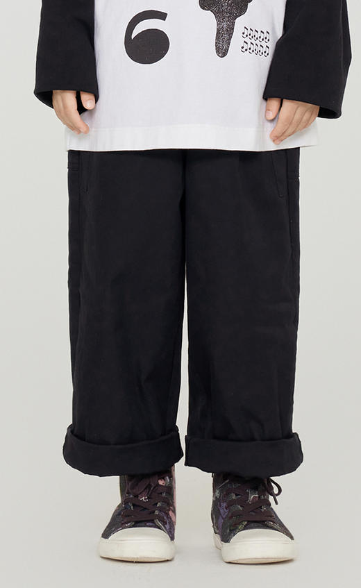 jnby  23年秋款  百搭宽松直筒长裤  1N8E12220 商品图6