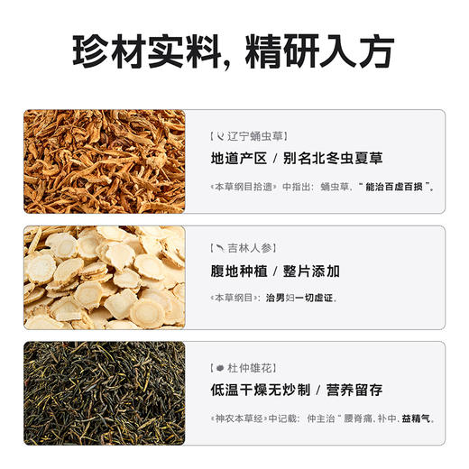 【汉威 买一送一 到手两盒】康恩贝人参蛹虫草五宝茶120g（8g×15包） 商品图3