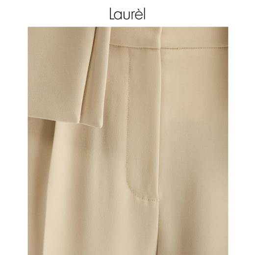 【进口环保醋酸】Laurel劳芮 九分锥形西裤 LWL343K03800 商品图7