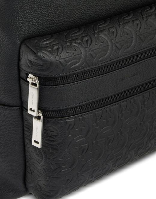 FERRAGAMO 菲拉格慕 背包男  0763372-001 黑色.牛皮革/织物（暂无品牌物料包装） 商品图3