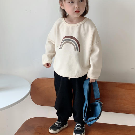 【反季清仓卫衣~】春秋儿童新款韩版卫衣，亲肤柔软，潮萌可爱，百搭时尚外穿上衣，男女童都适合，让你的宝贝在春秋季节也能拥有时尚好品味！sh 商品图1