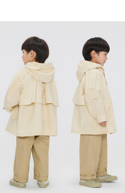 jnby  23年秋款  柔软亲肤中长款风衣 1N8912010 商品图7