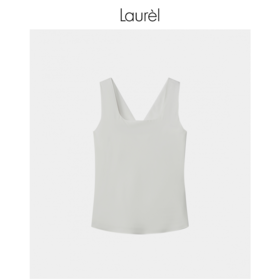  Laurel劳芮 纯净白前U后V两面吊带LWL343B00800