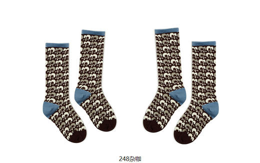 jnby  23年秋款  印花柔软袜子  6N8N11400 商品图6