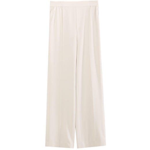 玳莎松紧腰宽松直筒裤女2023年秋季新款职业通勤显瘦休闲阔腿长裤  DC36301 商品图4