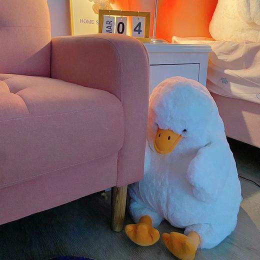 【呆呆鸭可爱抱枕】慵懒鸭子毛绒玩具 柔软睡觉抱玩偶娃娃公仔礼物 商品图3