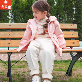 棉果果秋季新品女童弹力棉斜纹舒适弹力棉长裤裤子M322200223420